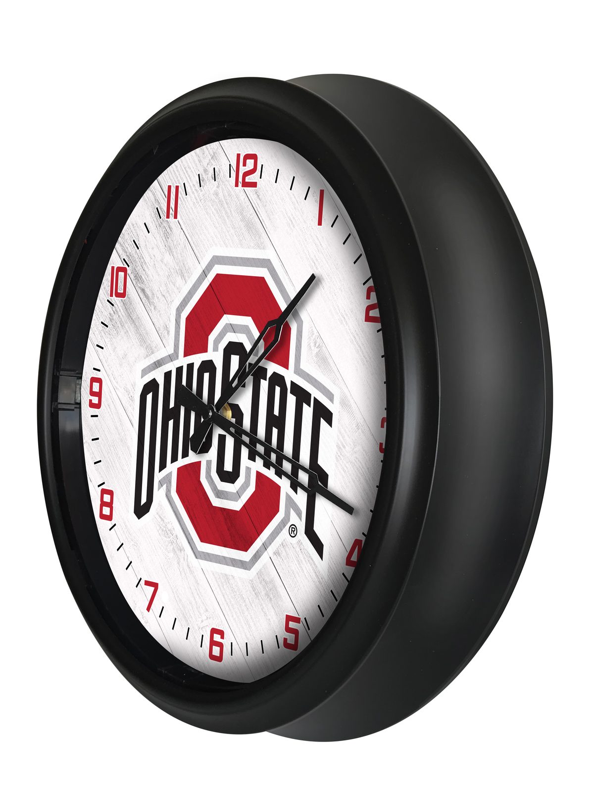 Ohio State University 14-Inch Indoor/Outdoor LED Wall Clock in Black 2 Ohio State University 14-Inch Indoor/Outdoor LED Wall Clock in Black - Image 2