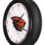 Oregon State University 14-Inch Indoor/Outdoor LED Wall Clock in Black