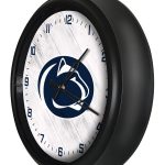 Pennsylvania State University 14-Inch Indoor/Outdoor LED Wall Clock in Black 4 Pennsylvania State University 14-Inch Indoor/Outdoor LED Wall Clock in Black