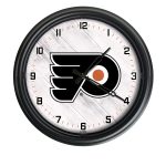 Philadelphia Flyers 14-Inch Indoor/Outdoor LED Wall Clock in Black 3 Philadelphia Flyers 14-Inch Indoor/Outdoor LED Wall Clock in Black