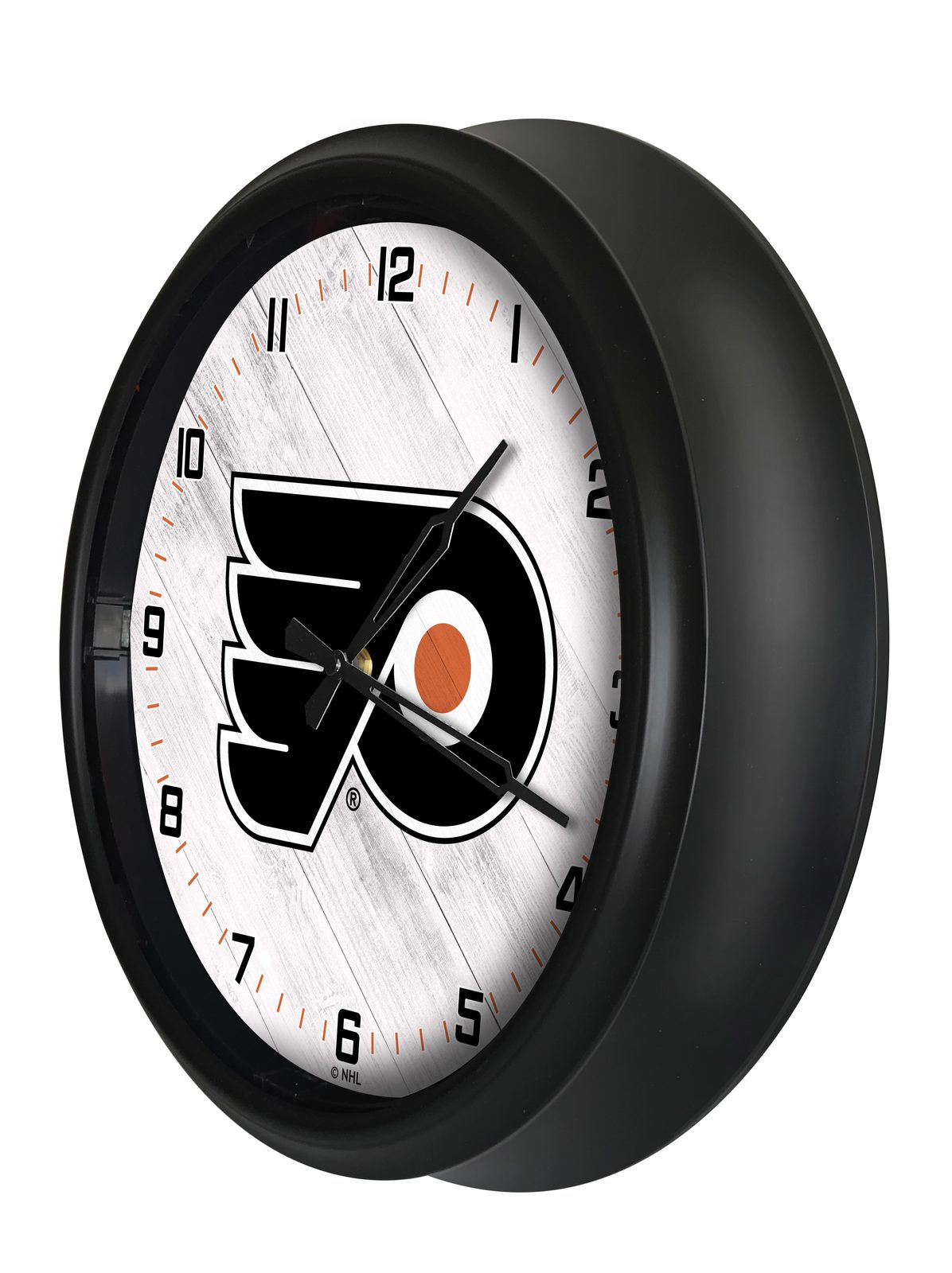 Philadelphia Flyers 14-Inch Indoor/Outdoor LED Wall Clock in Black 2 Philadelphia Flyers 14-Inch Indoor/Outdoor LED Wall Clock in Black - Image 2