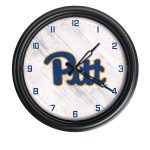University of Pittsburgh 14-Inch Indoor/Outdoor LED Wall Clock in Black 3 University of Pittsburgh 14-Inch Indoor/Outdoor LED Wall Clock in Black