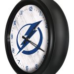 Tampa Bay Lightning 14-Inch Indoor/Outdoor LED Wall Clock in Black 4 Tampa Bay Lightning 14-Inch Indoor/Outdoor LED Wall Clock in Black