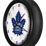 Toronto Maple Leafs 14-Inch Indoor/Outdoor LED Wall Clock in Black 4 Toronto Maple Leafs 14-Inch Indoor/Outdoor LED Wall Clock in Black