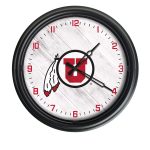 University of Utah 14-Inch Indoor/Outdoor LED Wall Clock in Black 3 University of Utah 14-Inch Indoor/Outdoor LED Wall Clock in Black