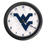 West Virginia University 14-Inch Indoor/Outdoor LED Wall Clock in Black 3 West Virginia University 14-Inch Indoor/Outdoor LED Wall Clock in Black