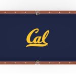 University of California Pool Table with Chardonnay Finish and Tapered Leg