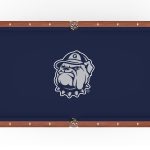 Georgetown University Pool Table with Chardonnay Finish and Claw Leg 9 Georgetown University Pool Table with Chardonnay Finish and Claw Leg