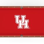 University of Houston Pool Table with Chardonnay Finish and Claw Leg 9 University of Houston Pool Table with Chardonnay Finish and Claw Leg