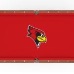 Illinois State University Pool Table with Chardonnay Finish and Claw Leg 9 Illinois State University Pool Table with Chardonnay Finish and Claw Leg