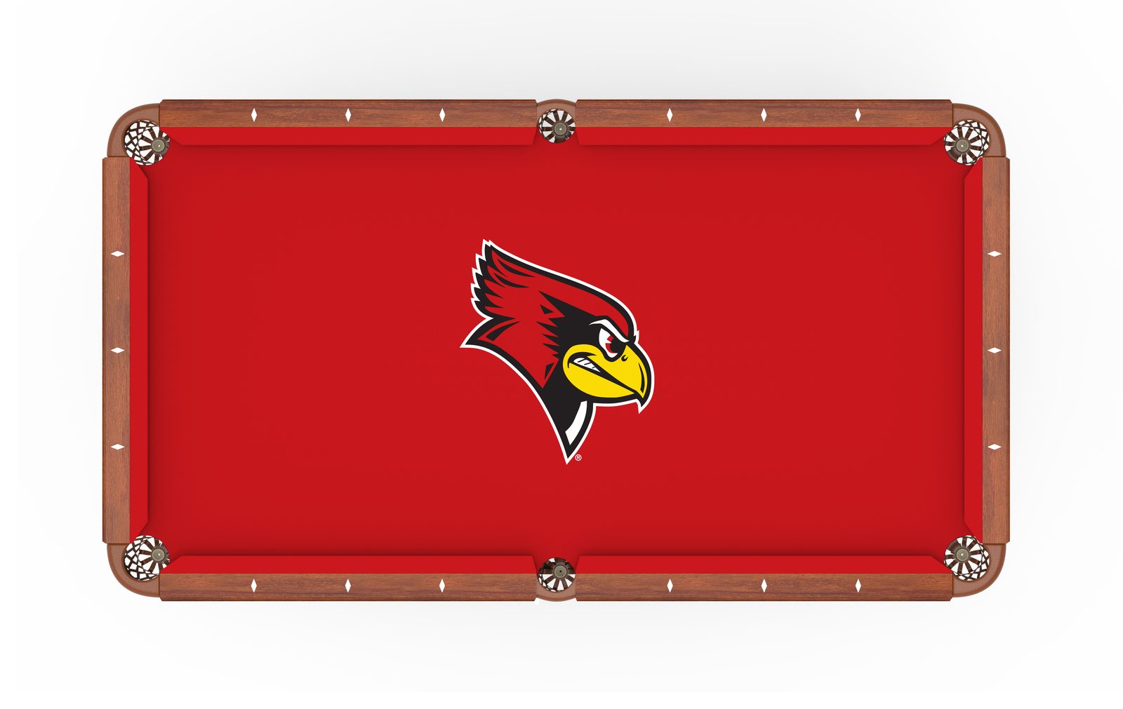 Illinois State University Pool Table with Chardonnay Finish and Claw Leg 2 Illinois State University Pool Table with Chardonnay Finish and Claw Leg - Image 2