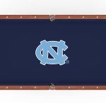 University of North Carolina Pool Table with Chardonnay Finish and Claw Leg