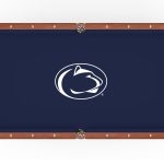Pennsylvania State University Pool Table with Chardonnay Finish and Claw Leg