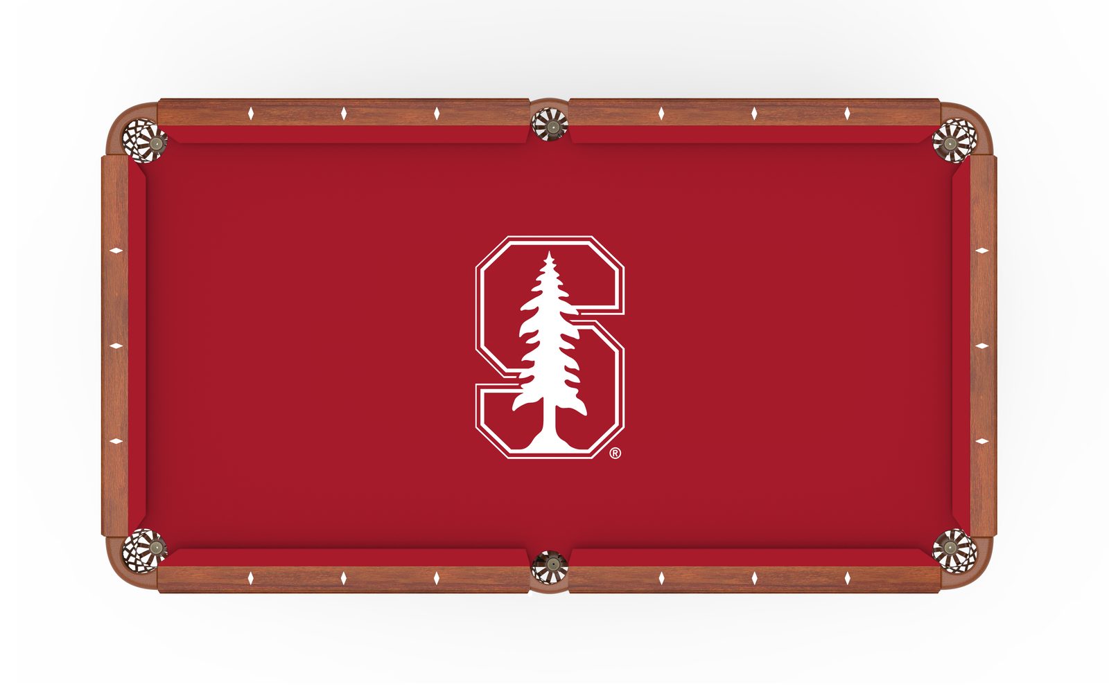 Stanford University Pool Table with Chardonnay Finish and Claw Leg 2 Stanford University Pool Table with Chardonnay Finish and Claw Leg - Image 2