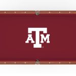 Texas A&M Pool Table with Chardonnay Finish and Claw Leg 9 Texas A&M Pool Table with Chardonnay Finish and Claw Leg
