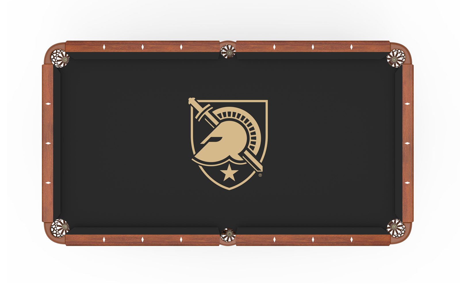 US Military Academy Pool Table with Chardonnay Finish and Claw Leg 2 US Military Academy Pool Table with Chardonnay Finish and Claw Leg - Image 2