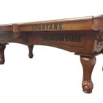Central Florida University Pool Table with Chardonnay Finish and Claw Leg 13 Central Florida University Pool Table with Chardonnay Finish and Claw Leg
