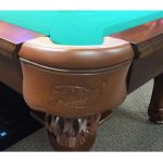 Central Florida University Pool Table with Chardonnay Finish and Claw Leg 12 Central Florida University Pool Table with Chardonnay Finish and Claw Leg