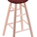Texas State University 30" Swivel Maple Bar Stool in Natural Finish 3 Texas State University 30" Swivel Maple Bar Stool in Natural Finish