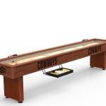 Oklahoma State University Shuffleboard Table with Chardonnay Finish 6 Oklahoma State University Shuffleboard Table with Chardonnay Finish