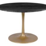 Black and Gold Round Marble Dining Table for 4 16 Black and Gold Round Marble Dining Table for 4