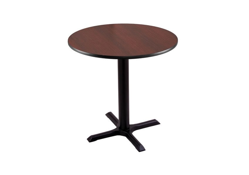 30-Inch Tall Black Table with Reversible 24-Inch Black/Dark Cherry Round Top and X-Style 22x22-Inch Base 1 30-Inch Tall Black Table with Reversible 24-Inch Black/Dark Cherry Round Top and X-Style 22x22-Inch Base