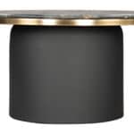 Modern Marble Coffee Table with Steel Legs and Round Top 15 Modern Marble Coffee Table with Steel Legs and Round Top