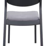 Mid-Century Modern Gray and Black Dining Chairs (Set of 2) 14 Mid-Century Modern Gray and Black Dining Chairs (Set of 2)