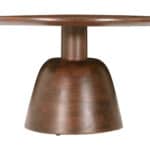 Modern Minimalist Round Coffee Table in Acacia Wood 9 Modern Minimalist Round Coffee Table in Acacia Wood