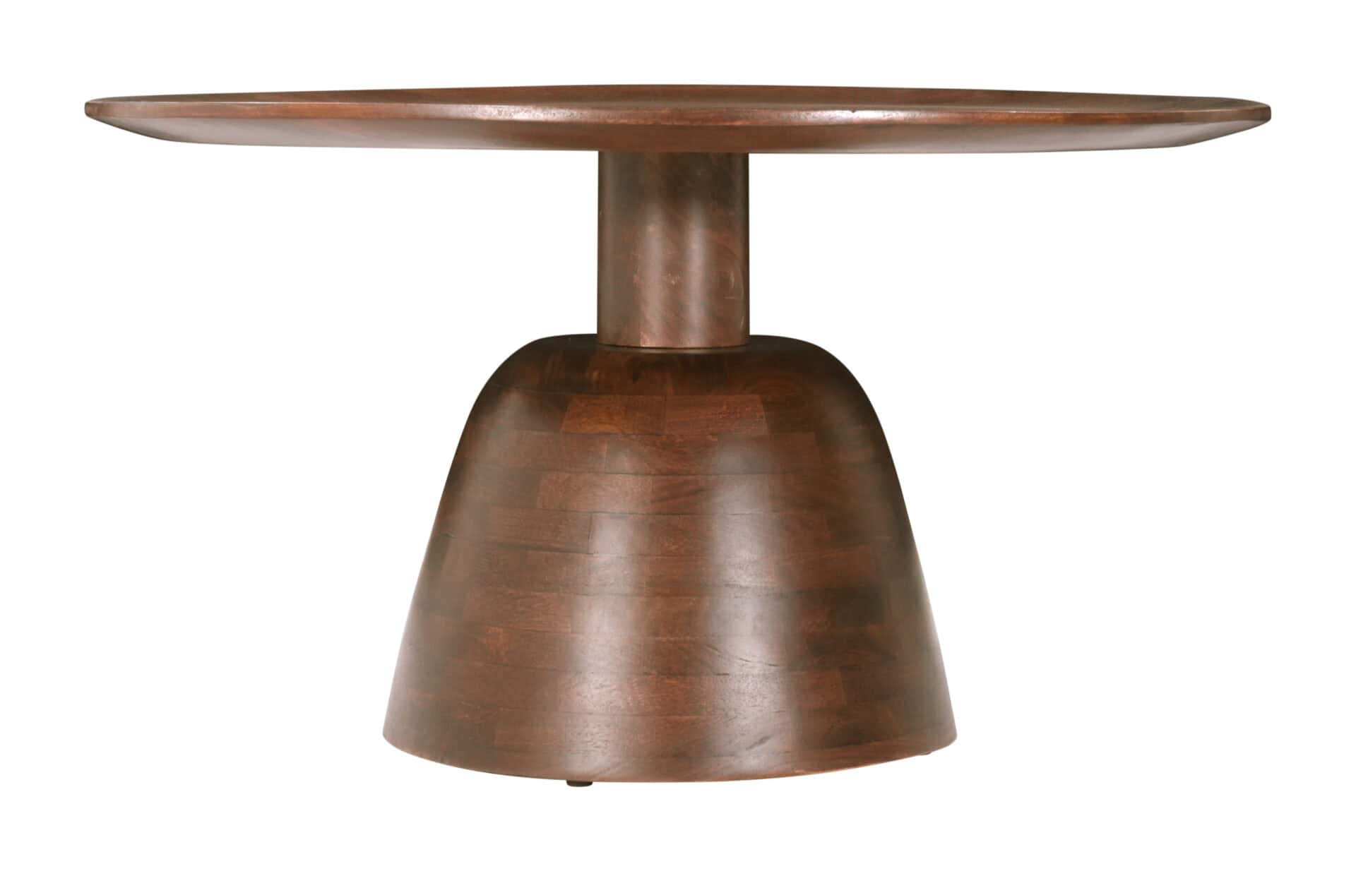 Modern Minimalist Round Coffee Table in Acacia Wood 3 Modern Minimalist Round Coffee Table in Acacia Wood - Image 3