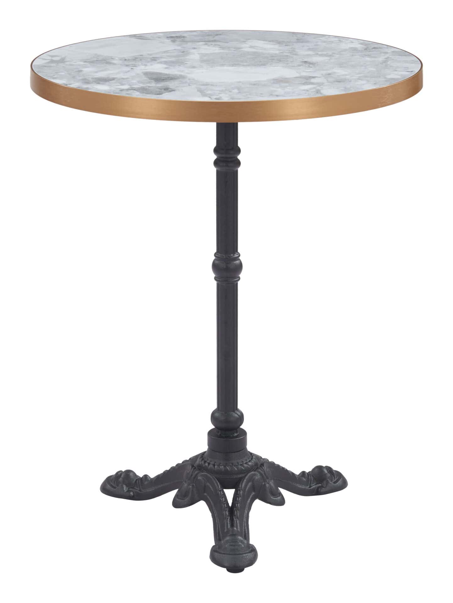 Outdoor Bistro Table Weather-Resistant Cast Aluminum Frame Round Top 5 Outdoor Bistro Table Weather-Resistant Cast Aluminum Frame Round Top - Image 5