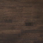 Espresso Wood Dining Table with Rubberwood Frame