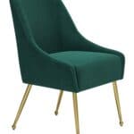 Velvet Armchair with Gold Metal Legs and Cushioned Backrest Green 17 Velvet Armchair with Gold Metal Legs and Cushioned Backrest Green