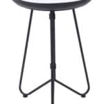 Gold & Black Contemporary Round Tray Side Table 11 Gold & Black Contemporary Round Tray Side Table