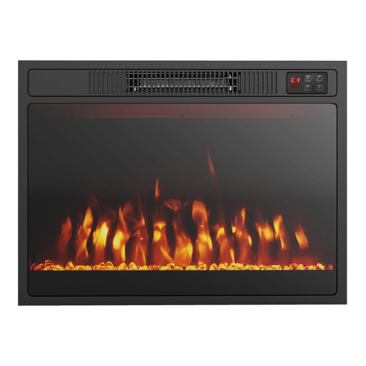 23-Inch Electric Fireplace Heater with Adjustable Flame and Heat - Image 3