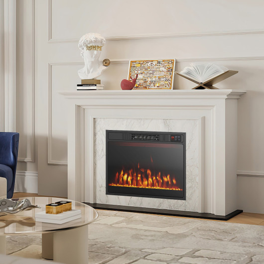 23-Inch Electric Fireplace Heater with Adjustable Flame and Heat - Image 6