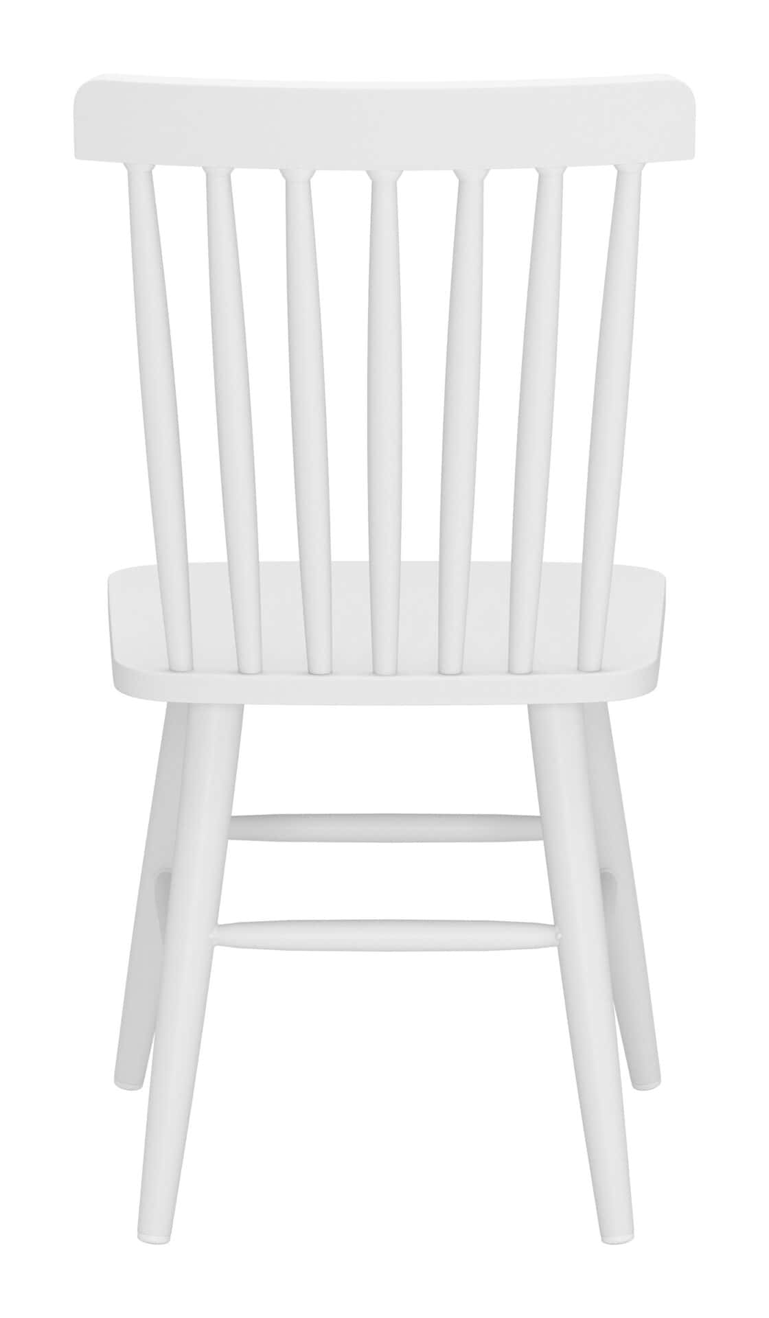 Modern White Aluminum Dining Chair for Stylish Spaces (Set of 2) 4 Modern White Aluminum Dining Chair for Stylish Spaces (Set of 2) - Image 4