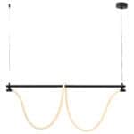 Sleek Modern Ceiling Lamp with Adjustable Silicon LED Light Tube 17 Sleek Modern Ceiling Lamp with Adjustable Silicon LED Light Tube