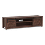 Sliding Barn Door TV Stand with Storage for TVs up to 65