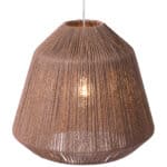 Natural Paper Rope Ceiling Lamp with Adjustable Cord 15 Natural Paper Rope Ceiling Lamp with Adjustable Cord