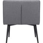 Gray Dining Chair with Steel Frame and Performance Fabric 12 Gray Dining Chair with Steel Frame and Performance Fabric