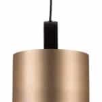 Gold and Black Modern LED Ceiling Lamp with Adjustable Cord