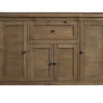 Farmhouse Solid Pine Dining Server Reclaimed Natural Finish Fully Assembled