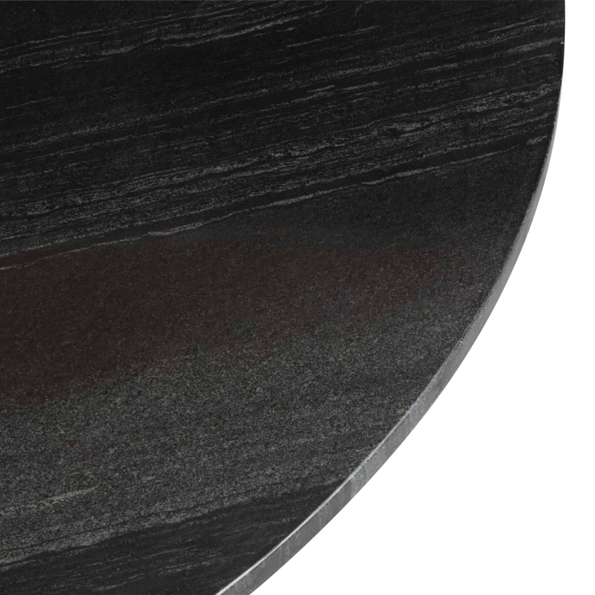 Black and Gold Round Marble Dining Table for 4 8 Black and Gold Round Marble Dining Table for 4 - Image 8