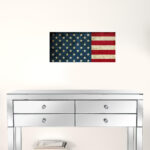 USA Flag Cotton Canvas Wall Art, Set of 2 7 USA Flag Cotton Canvas Wall Art, Set of 2