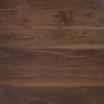 Square Modern Industrial Dining Table with Brown Finish, Seats 4