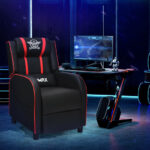 Reclining Massage Gaming Chair with Adjustable Backrest and Footrest 30 Reclining Massage Gaming Chair with Adjustable Backrest and Footrest