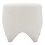 Modern White Shearling Accent Chair with Armrest Support 13 Modern White Shearling Accent Chair with Armrest Support