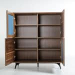 Solid Wood Sideboard with Glass Doors and Premium Storage 6 Solid Wood Sideboard with Glass Doors and Premium Storage
