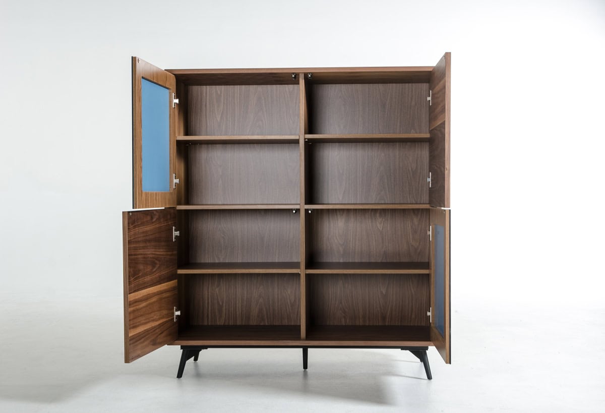 Solid Wood Sideboard with Glass Doors and Premium Storage 2 Solid Wood Sideboard with Glass Doors and Premium Storage - Image 2